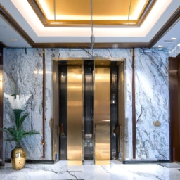 电梯厅门(打造时尚电梯厅门，彰显品味)