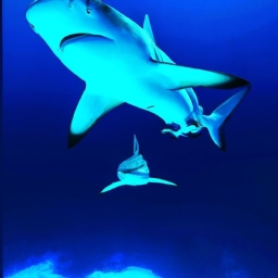 霸王鲨(如何在海洋深处成功钓到乌黑的霸王鲨)