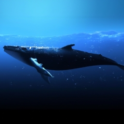 鲸鱼图片大全大图(鲸鱼相册：探索世界最大的动物群)