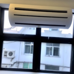 窗式空调图片(窗式空调：让夏日凉意更省电)
