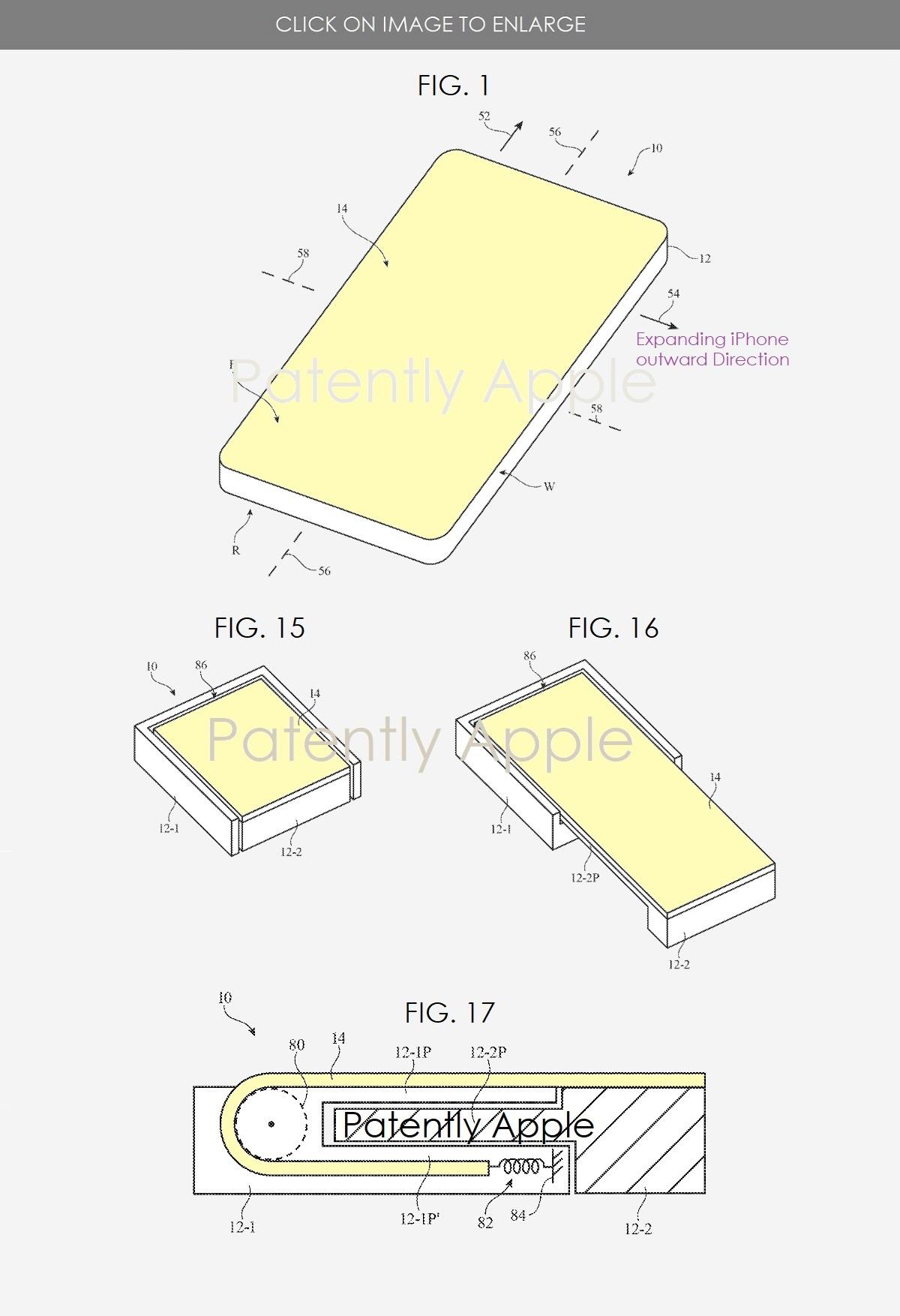 苹果获批“卷轴iPhone”专利（苹果手机外观专利）