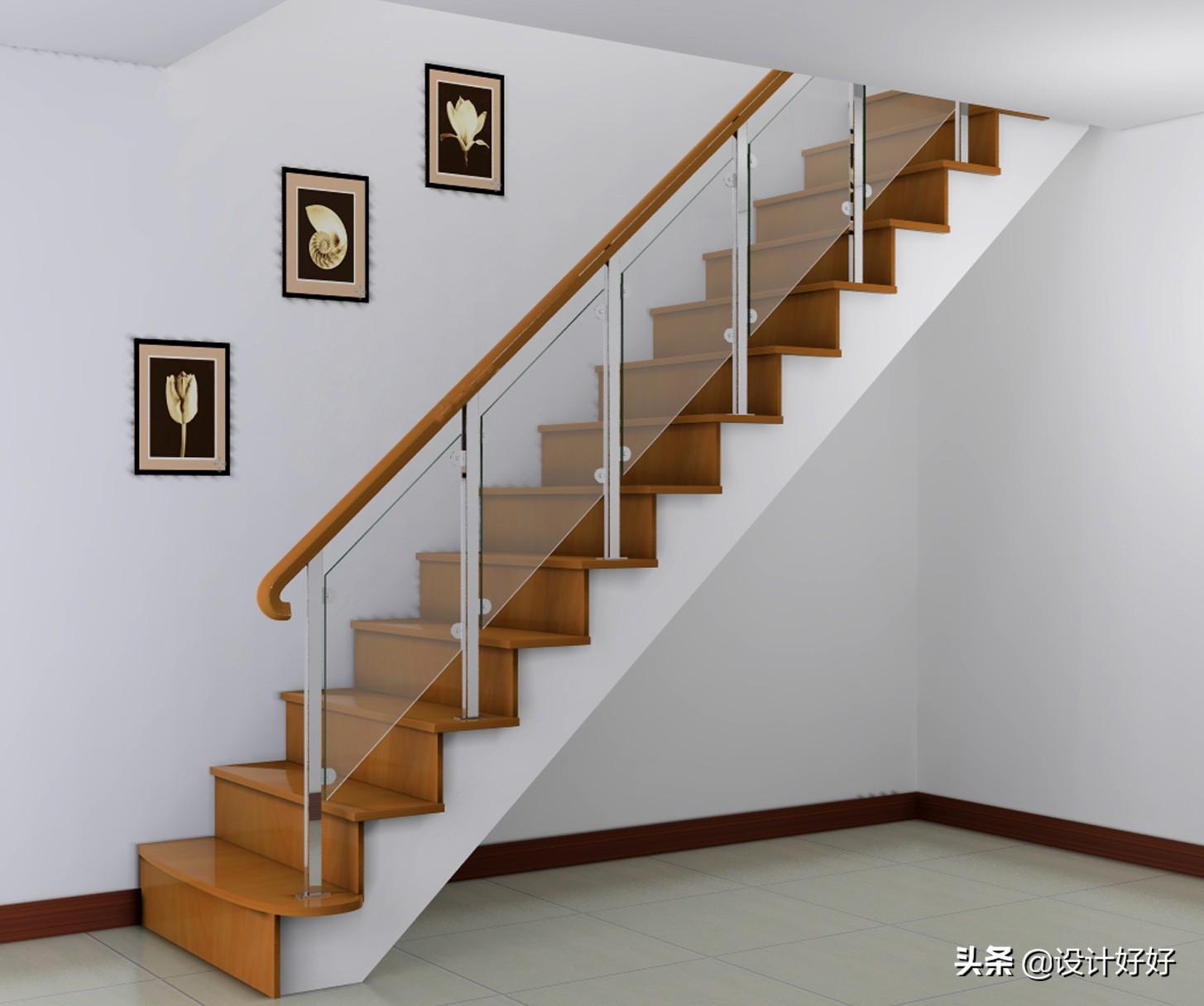 家装楼梯尺寸设计攻略（家装楼梯设计图与尺寸详图）