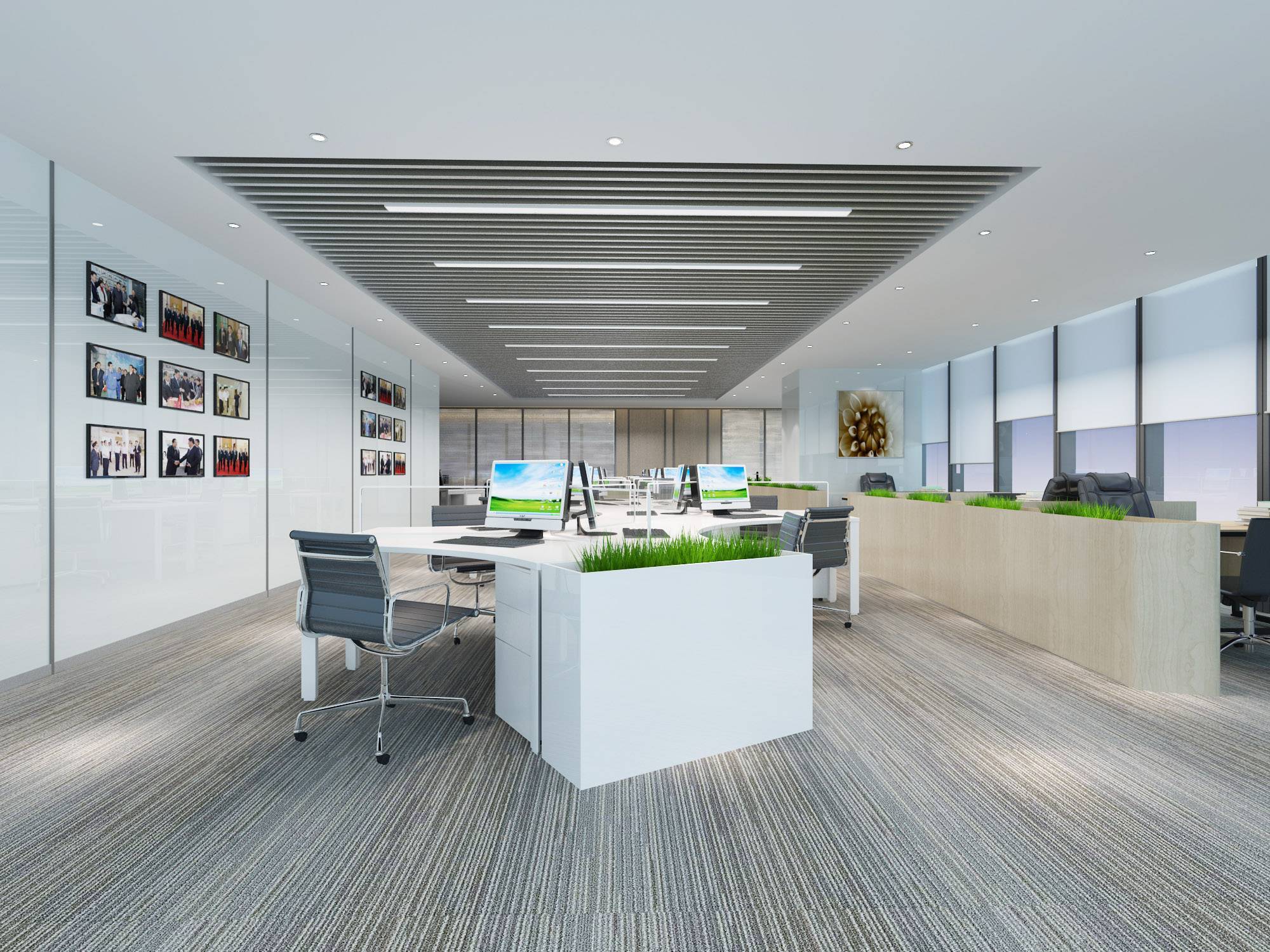 办公室设计装修中易于维护和管理的办公空间如何打造？-长红装饰（办公室装修要尝试不同的装饰效果）